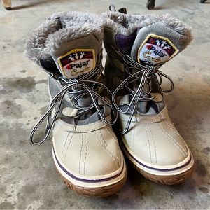 Pajar Canada 1963 heavy Snow Winter Lace Up Duck Boots. Size 6